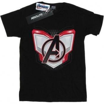 T-shirt Nera Marvel Avengers Endgame Quantum Realm per Ragazzi