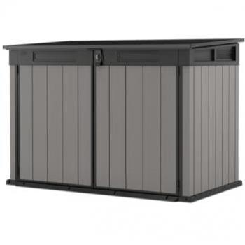 Coffre Rangement KETER Premier Jumbo – Gris, 2020L, 190.5 × 109.3 × 132.5 cm
