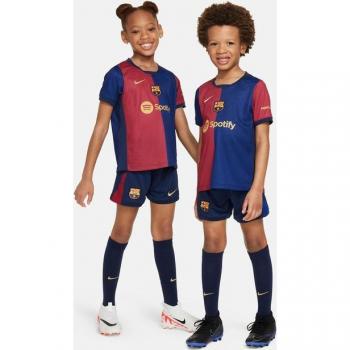 Nike Barcelona Home Mini Set 2024–25 – Unisex Infant Kit – Navy Blue – 3‑4 Year Olds