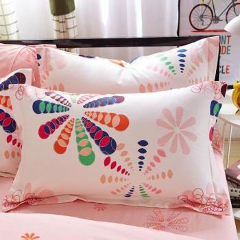 50 White Fabric Pillowcases with Bulb Print, 48cm x 74cm, Suitable for Kids and Adults