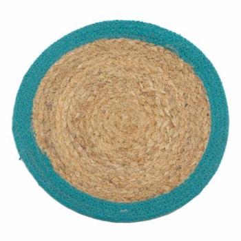 Natural Jute & Cotton Dining Mat