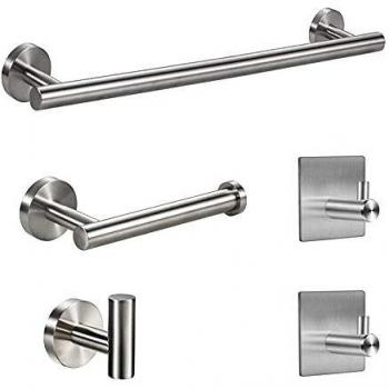 Accesorios de Baño Biziein 5 Piezas de Acero Inoxidable