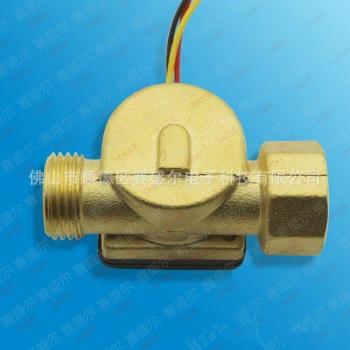 DN15 G1/2'' Brass Flow Meter with Switch Control and Hall Effect Indicator