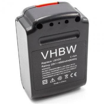 Porter Cable PCC670BR/70B/685L/681L/680L/671B 20V 4Ah Battery