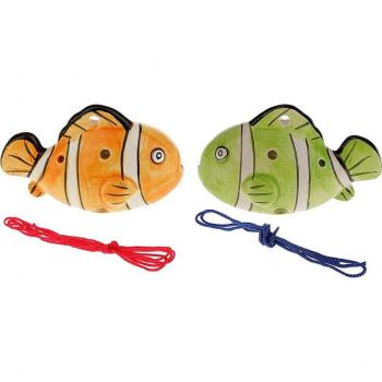 Flauta Ocarina Infantil de 6 Agujeros en Forma de Pez
