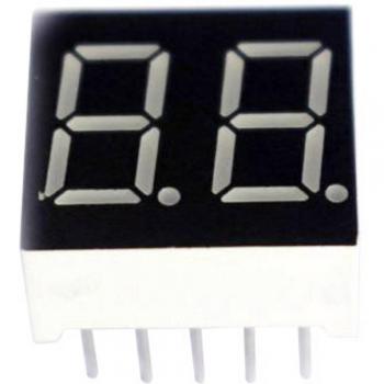 TRU 14.2 mm Two‑Digit Green LED