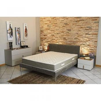 Matelas Latex Ferme 90x200 x 23 cm – Tissu 100 % Coton – 7 Zones – Noyau Poli‑Latex HR Ultime