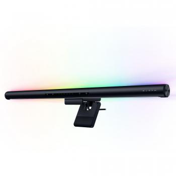 Zwarte Razer Aether Light Bar Compatibel met Monitor