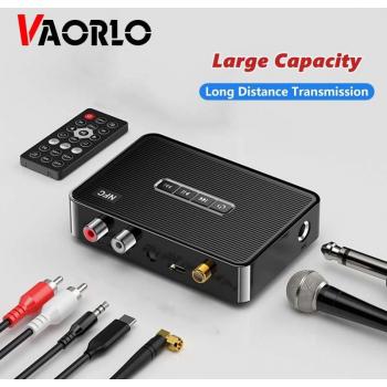 Receptor de Música Estéreo VAORLO NFC con Adaptador U-Disk