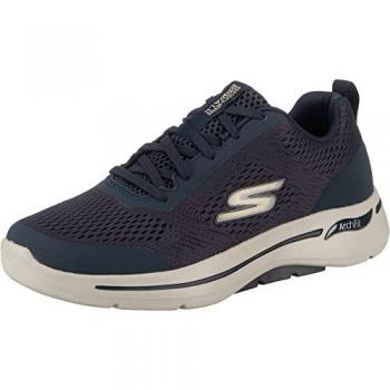 Skechers Go Walk Arch Fit „Idyllic“ Cross‑Trainer – Dunkelblau/Weiß, Größe 40