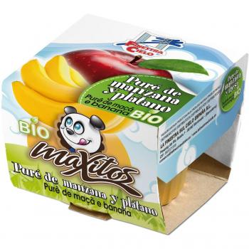 Puré de Manzana y Plátanos Maxitos La Finestra Sul Cielo 200 gr