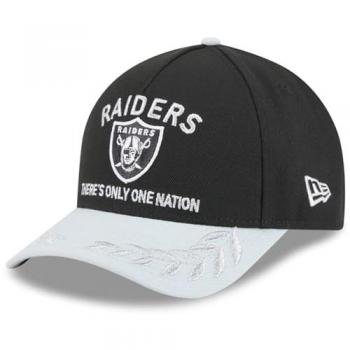 New Era Snapback M-Crown Cap NFL 2025 Draft Las Vegas Raiders Schwarz