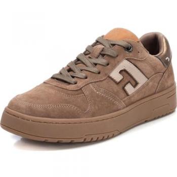 Women’s Xti Carmela Brown Leather Casual Shoe, Size US 8