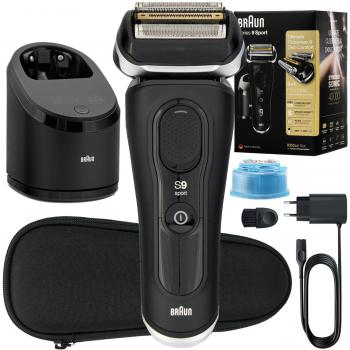 Rasoio Elettrico Braun Serie 9 9352CC – Sport – Nero/Grigio