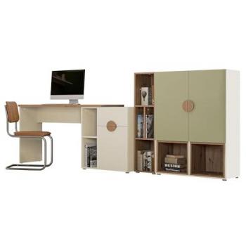 Jugendzimmer-Set Menoze II – Komplettset: Regal, Kommode, Schreibtisch