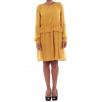 Vero Moda Vestido Curto VMKIM O17 Dourado Colheita
