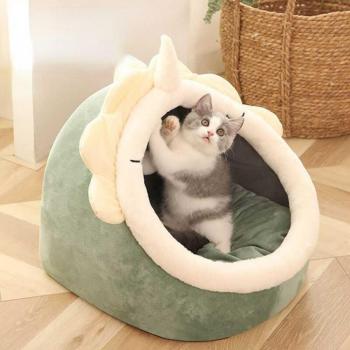 Panier en tissu doux pour animaux