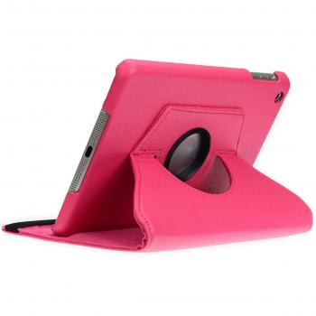 Doupi Housse Rotative iPad Mini 4, 360 Degrés, Simili Cuir, Rose