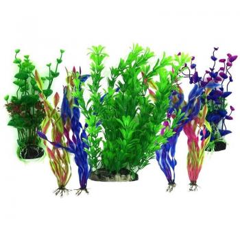 7 Pcs Artificial Aquatic Plants for Aquarium Decoration