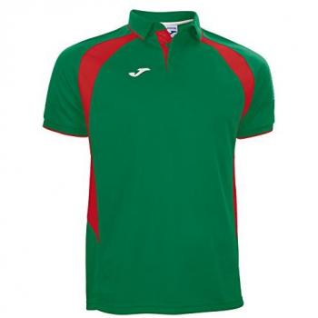 Joma Herren Champion 3 Tee – Farbkontrast Grün/Rot, 3XS