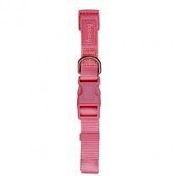 Collier de Base pour Chien en Nylon Rose