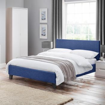Rialto Fabric Bed Frame in Blue
