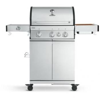 FRED Gasgrill Deluxe, 3-Brenner mit Gusseisenrost
