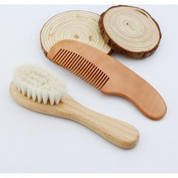 Gentle Wooden Baby Brush Set