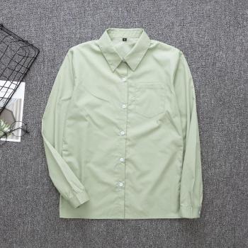 Camiseta de Manga Larga Verde para Uniformes Escolares