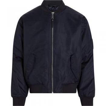 Calvin Klein Jeans Black Padded Bomber Jacket for Men