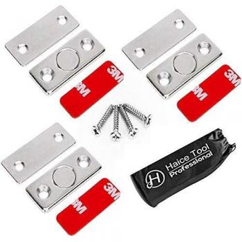 Cabinet Latch Magnetic Closures 3-Pack