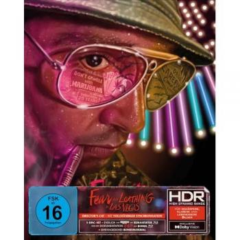 La Peur et l’Angoisse dans Vegas – Edition Triple Disque, Slip Complet, 4K UHD + Blu‑Ray + Supplément Blu‑Ray