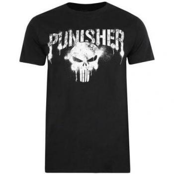 Punisher Männer T-Shirt in Schwarz