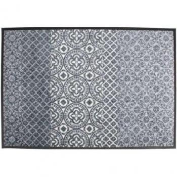 Tapis en Caoutchouc et Nylon Bastides Gris