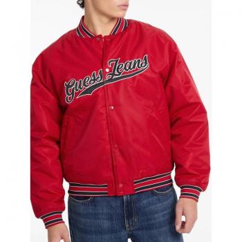 Script Varsity Jacket by Guess
