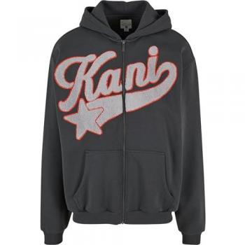 Karl Kani Oversized Sweatjacke mit Stern-Logo und durchgehendem Reißverschluss