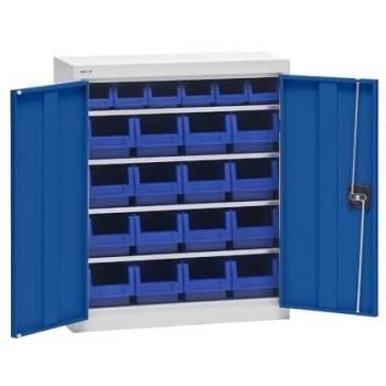 EUROKRAFTpro 780 mm Storage Unit, 4 Shelves, Light Color