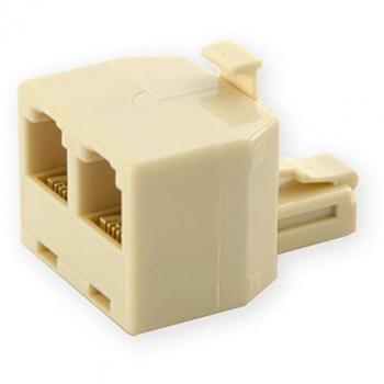 Adattatore per inversione del genere dei cavi 6p4c 2 x 6p4c Bianco