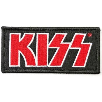 Patch à repasser Kiss en noir et rouge
