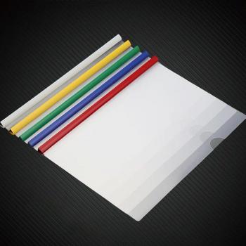 Couverture Rapport A4 Barre Clipsable – 5 pièces (50 feuilles) – Rouge