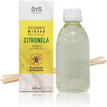 5X Recambio Mikado Citronela 200ml – Cítrico