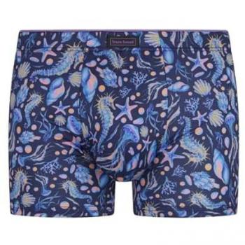 Bruno Banani Herren Shorts Blau Mikro-Funktion 7 (XL) – Short Seafood
