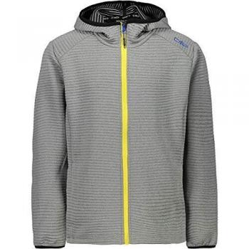 Fleecejacke Jungen CMP Jumpen (Streifen) – Modell 30M5664, Grau, Mittelgröße, Lager 128