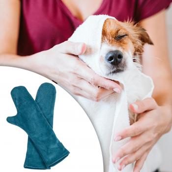 Gants réutilisables pour animaux, 2 pièces