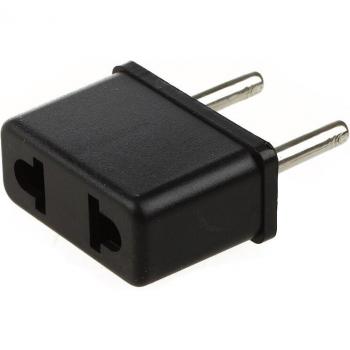 Flachstecker auf Rundstecker Adapter