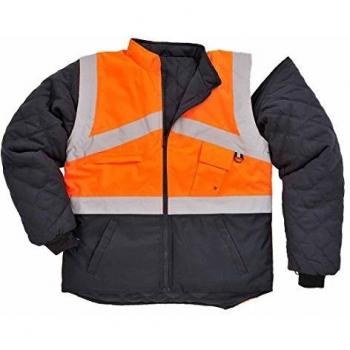 Portwest S769 Hi-Vis Reversible Jacket 2XL Orange/Navy