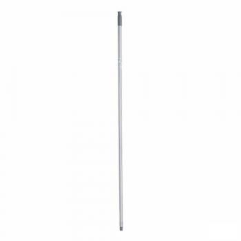 Besenstiel grigio metallico a strisce 2,3×130×2,3 cm (12 pezzi)
