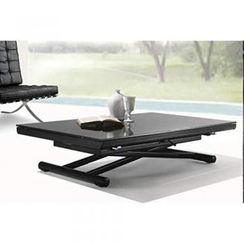 Table Basse Noir Extensible Happening