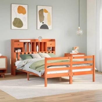 Letto Libri in legno di borse 160x200 cm