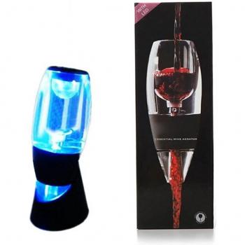 Conjunto de Aireador de Vino Tinto con Decantador y LED